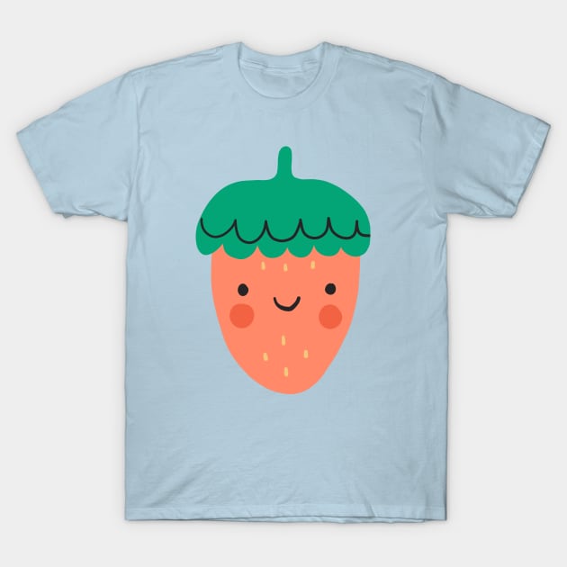 Strawberry Beret T-Shirt by Rebelform